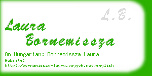 laura bornemissza business card